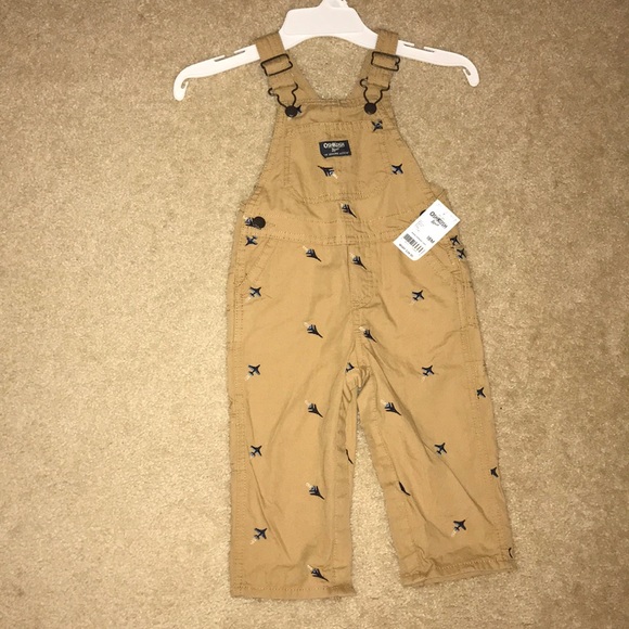 OshKosh B'gosh Other - NWT Osh kosh airplane overalls 18mos